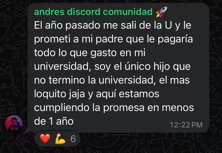 Mensaje de un estudiante: me salí de la U y le pagué a mi padre lo que gastó en mi carrera